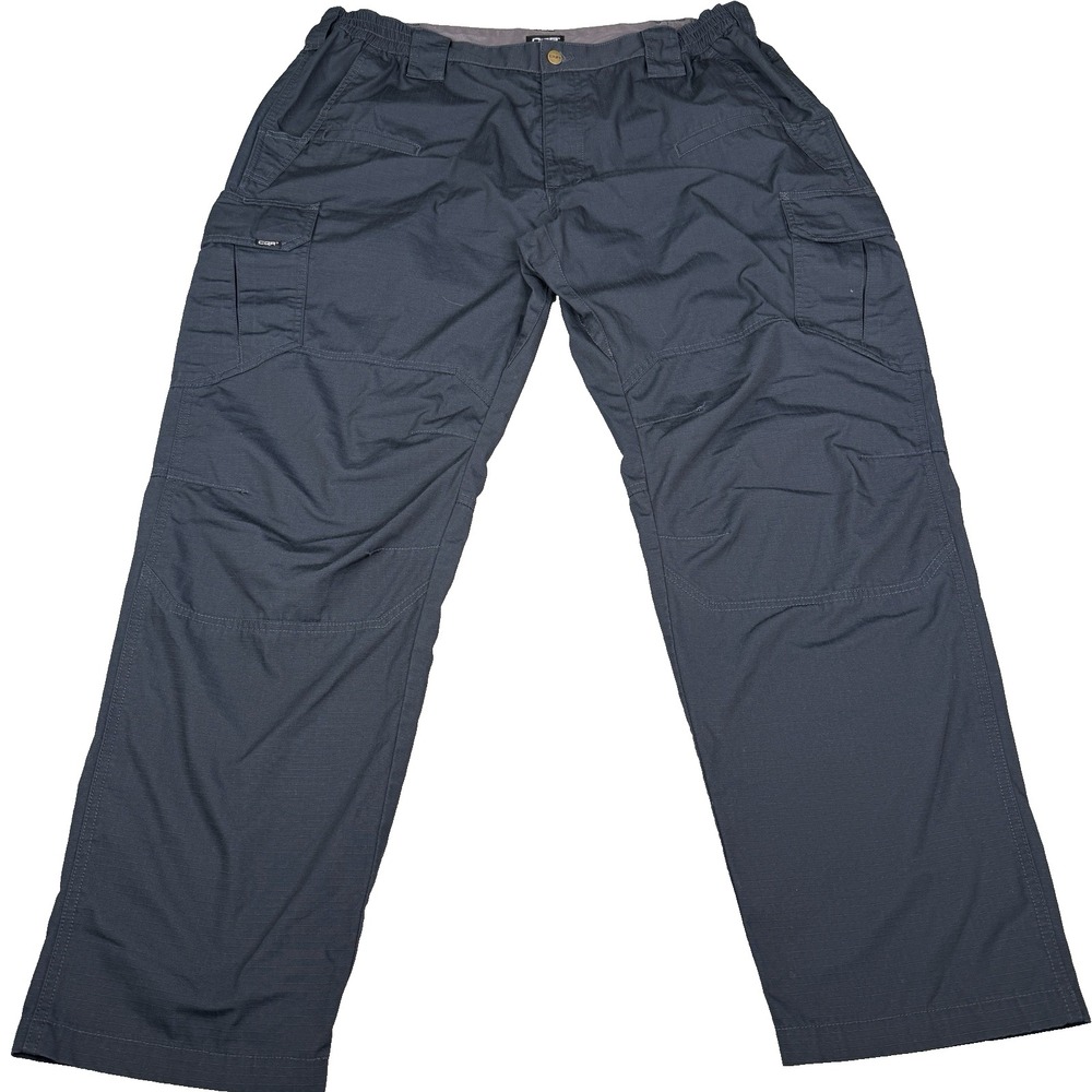 CQR‎ Tactical Pants Mens 42x32 Navy Ripstop Cargo Outdoor Work Utility TLP117